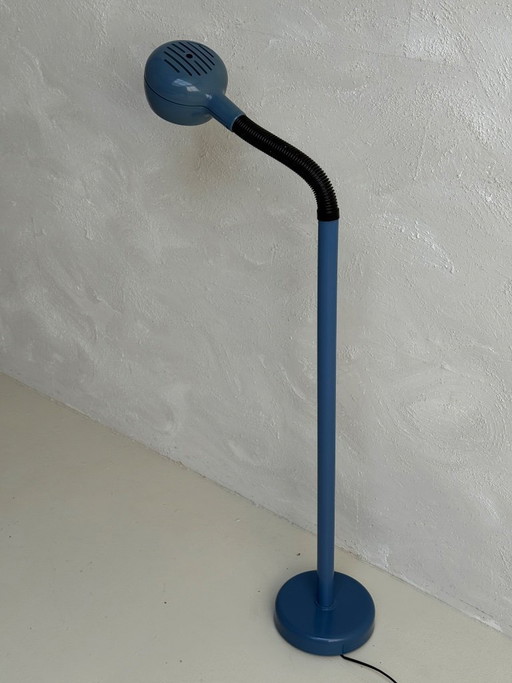 Vintage Fagerhults Sweden Floor Lamp Model 'Cobra' Turquoise