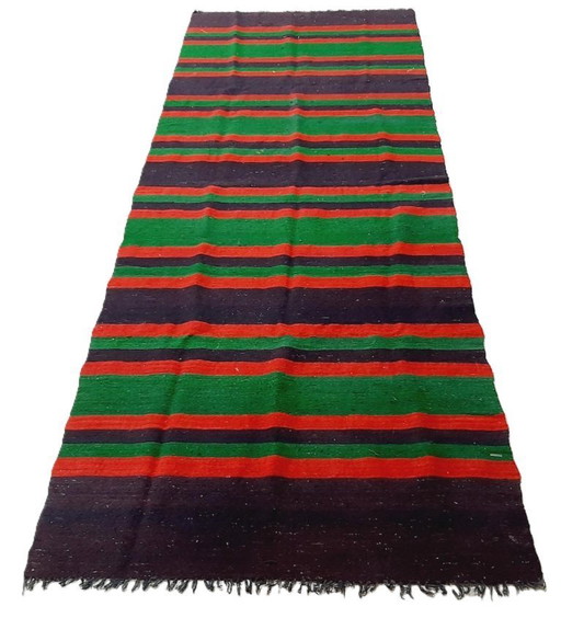 Vintage Striped Runner Rug