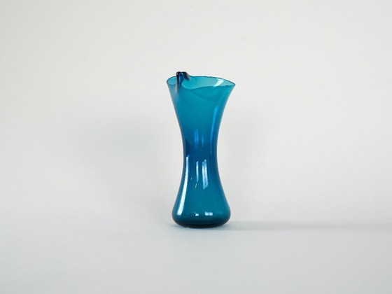 Image 1 of Cobalt glass jug, Danish design, 1950s, made in Denmark