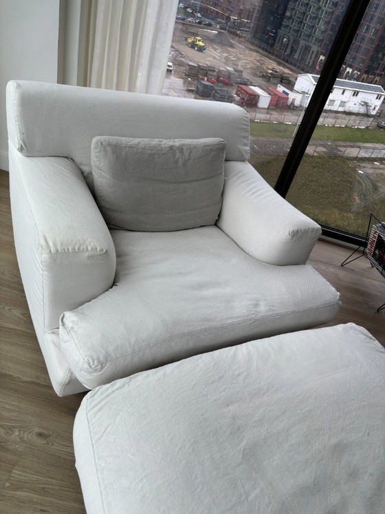 Image 1 of Fauteuil et repose-pieds Linteloo