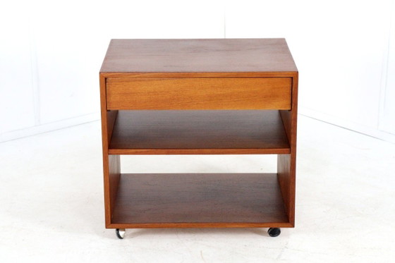 Image 1 of Double-sided side cabinet with drawer 'Menzin' vintage