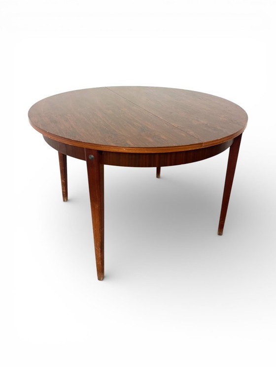 Image 1 of Tavolo rotondo allungabile vintage di metà secolo, anni '60