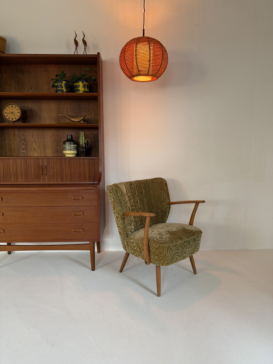 Image 1 of Lampada a sospensione vintage in sisal anni '70