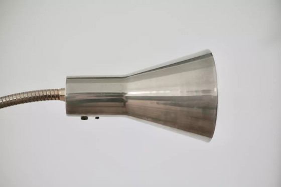Image 1 of Stalen lamp uit de jaren 70