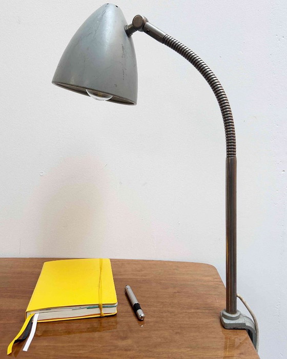 Image 1 of Vintage articulated desk lamp with clamp
