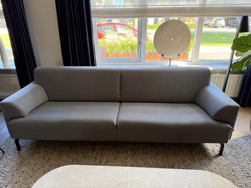 Modern grey designer sofa by Rolf Benz