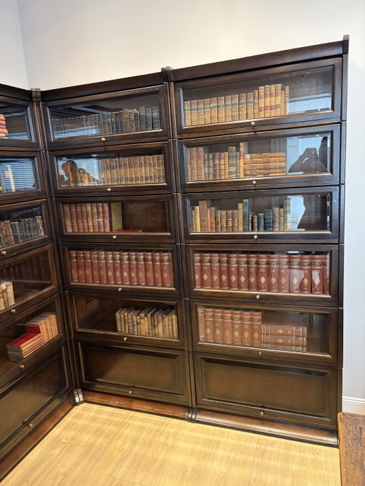 Corner Bookcase Model Globe Wernicke – boekenkasten, Glass, Wood (photo 2 of 15)
