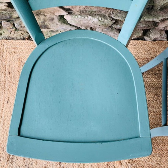 Image 1 of Set aus vier ungleichen Bistrostühlen