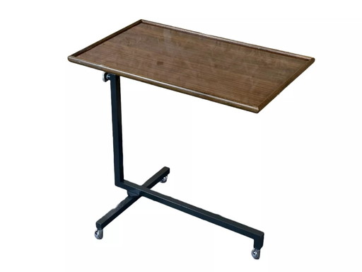 Carrello di servizio anni &#39;60-&#39;70 Tavolino Dinett Space Age Brown Design