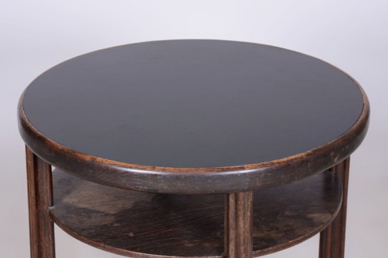 Restored Art Deco Small Table, by J. Hoffmann, Wiener Werkstätte, Czech, 1910s – Side tables, Wood (photo 9 of 11)