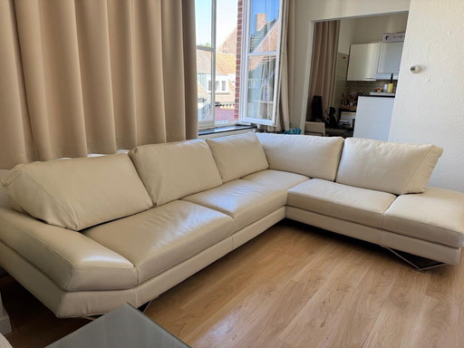 Natuzzi leather sofa Releve
