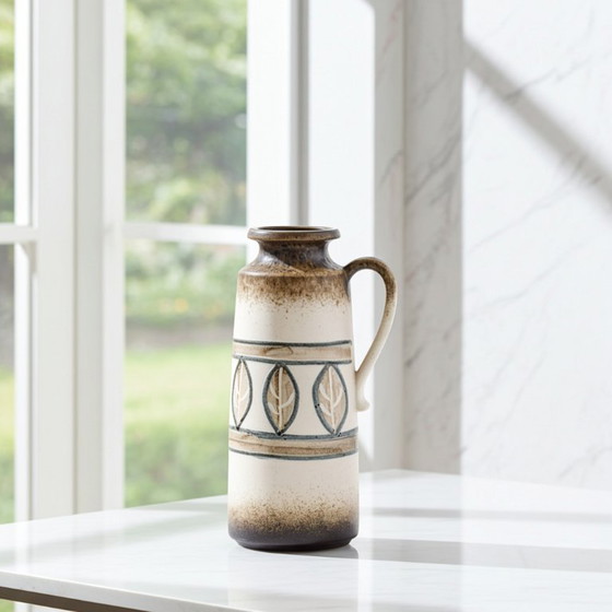 Image 1 of Vase Scheurich 401-35 Fat Lava, 35 cm – Allemagne de l'Ouest, vintage