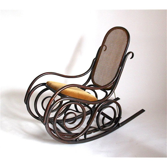 Image 1 of Vintage Art deco rocking chair, Thonet, 1930s