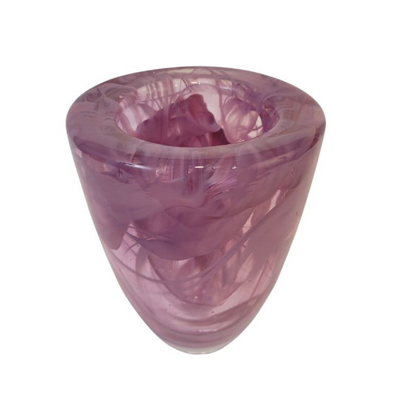 Image 1 of Vase „Atoll“, Anna Ehrner für Kosta Boda, geblasenes Glas, 80er Jahre – Schweden