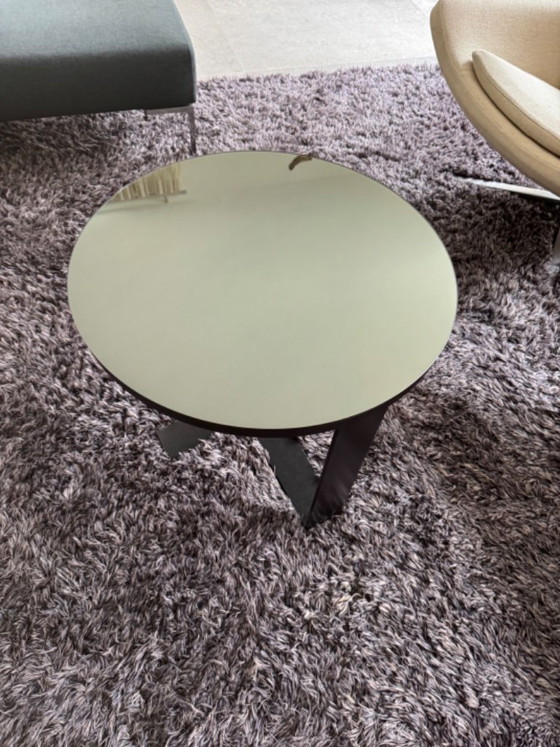 Table d'appoint ronde moderne avec plateau miroir – 60 cm – Tables d'appoint, Glass, Metal (photo 4 of 5)