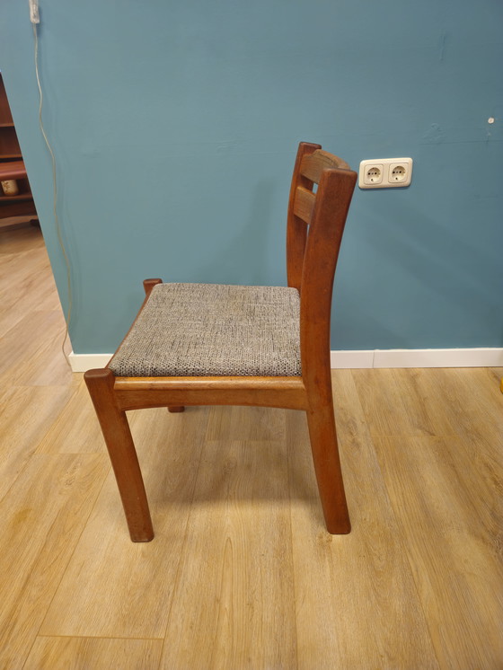 Image 1 of Set of 6 Vintage Dining Room Chairs Dyrlund Danish Dining Room Chair Chair Chairs