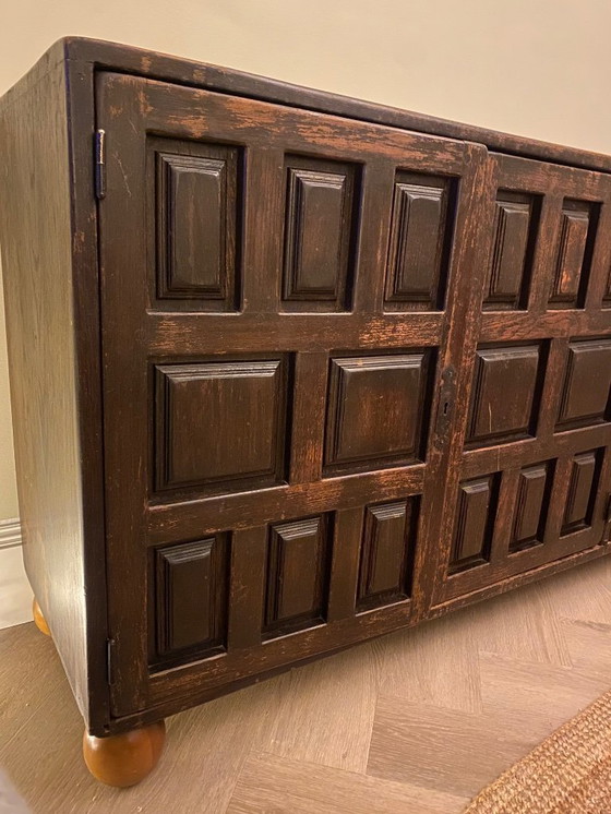 Image 1 of Brutalist Spaans dressoir eiken