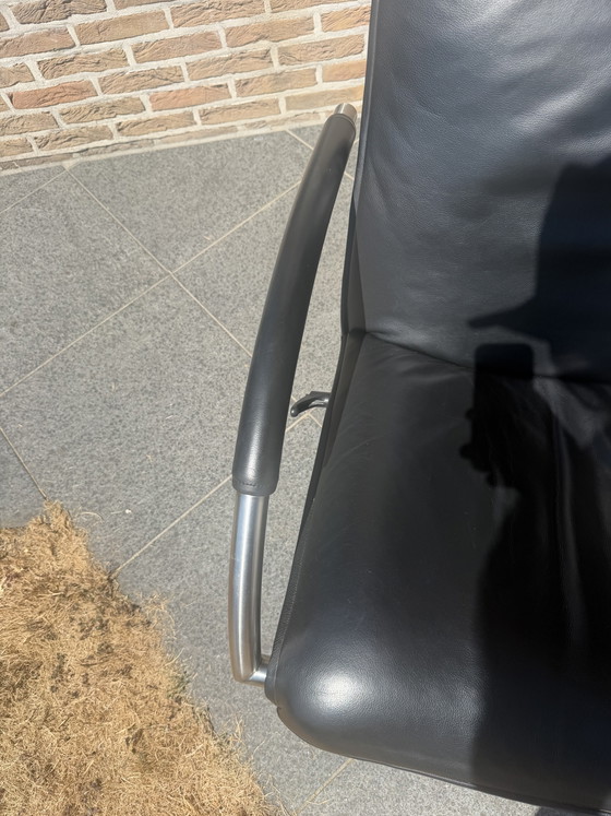 Prachtige Zwarte Jori Mensana Relax Incl Hoofdkussen Medi Mono-Move – Fauteuils, Leather, Metal (photo 10 of 13)