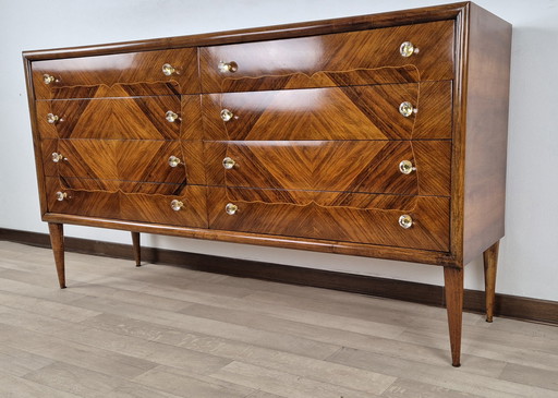 Milanese Art Deco Chest Of Drawers