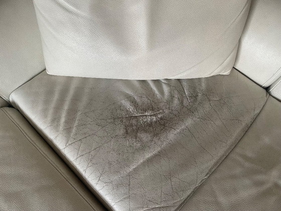 Image 1 of Leolux b-flat Ecksofa in Polarweiß.