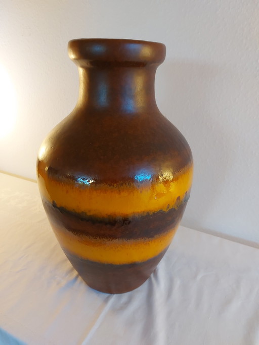 XXL floor vase, Mid Century style, intact
