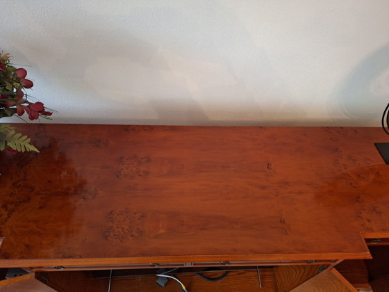 Beau buffet bas en bois, Métal, Marron (photo 8 sur 8)