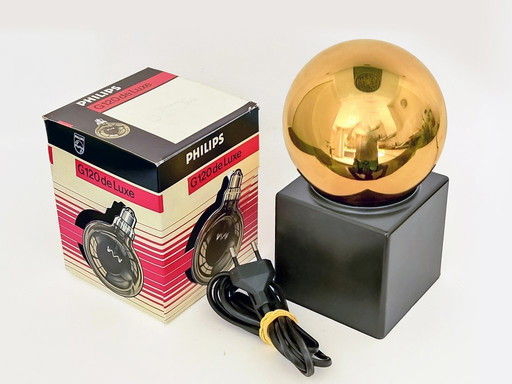 Philips Würfel-Tischleuchte Gold