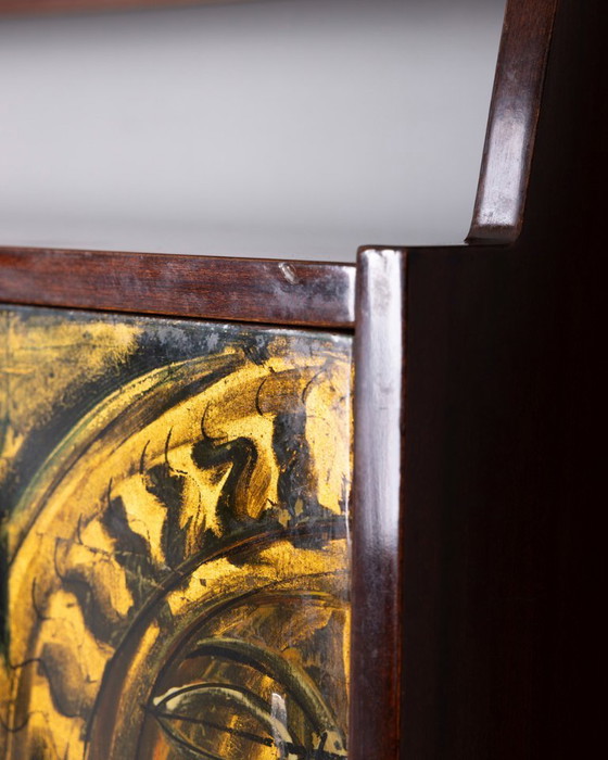 Image 1 of Pagina 1 di 29 Credenza alta in legno vintage anni '50 disegnata da Umberto Mascagni