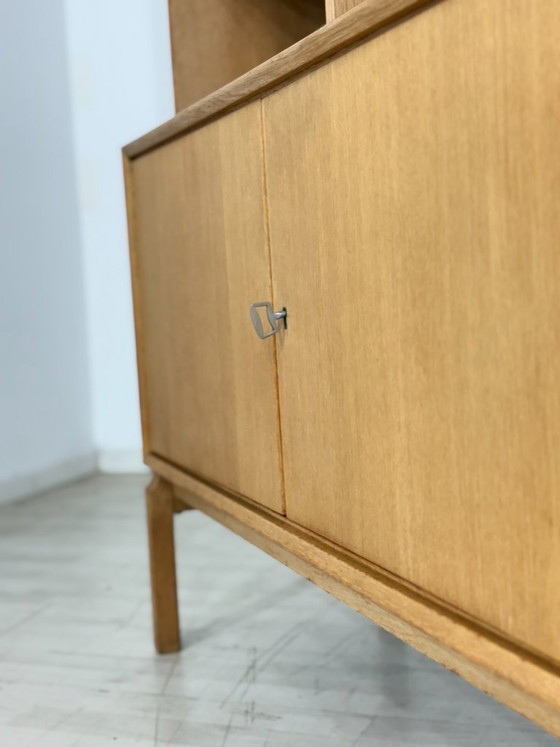 Image 1 of Vintage classic: IKEA MTP shelf / highboard / sideboard – oak – design Marianne Richter