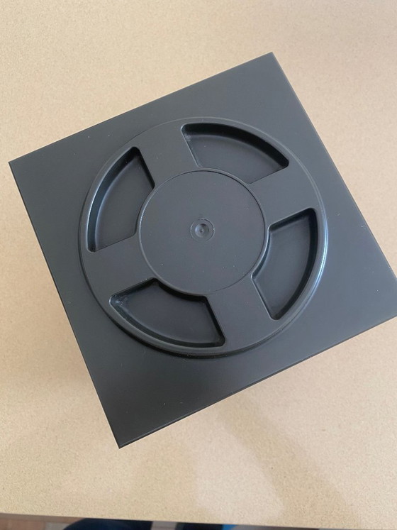 Image 1 of Vintage Rotating double Audio Cassette Carousel – Sleek 70s Modernism