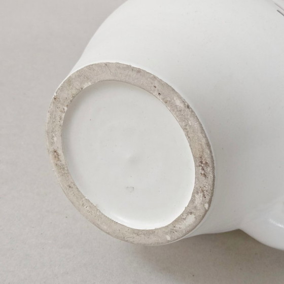 Image 1 of Vintage keramische kan/vaas van Vallauris uit de jaren 50, ontworpen door André Baud, in rockabillystijl uit de jaren 50.