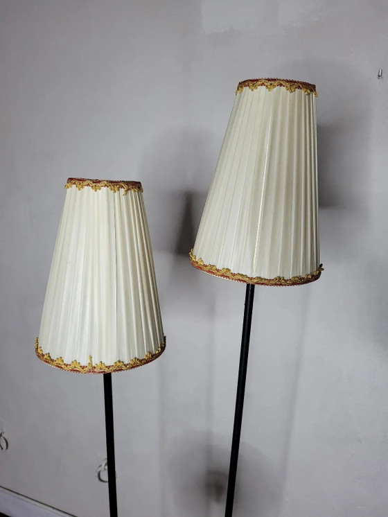 Vintage vloerlamp tijdschriftendeur in smeedijzer – Vloerlampen, Plastic, Iron (photo 5 of 9)