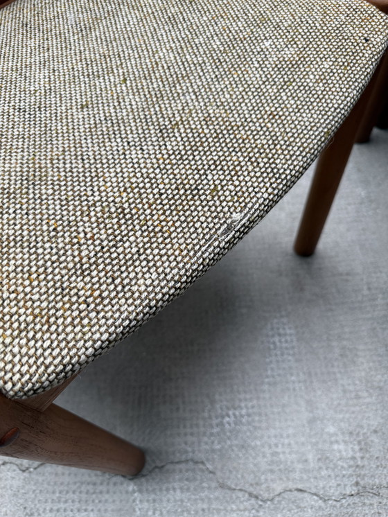 Image 1 of HANS J. FRYDENDAL FOR BOLTINGE STØLEFABRIK TEAK WOOD DINING TABLE & 6 CHAIRS DENMARK 1970s