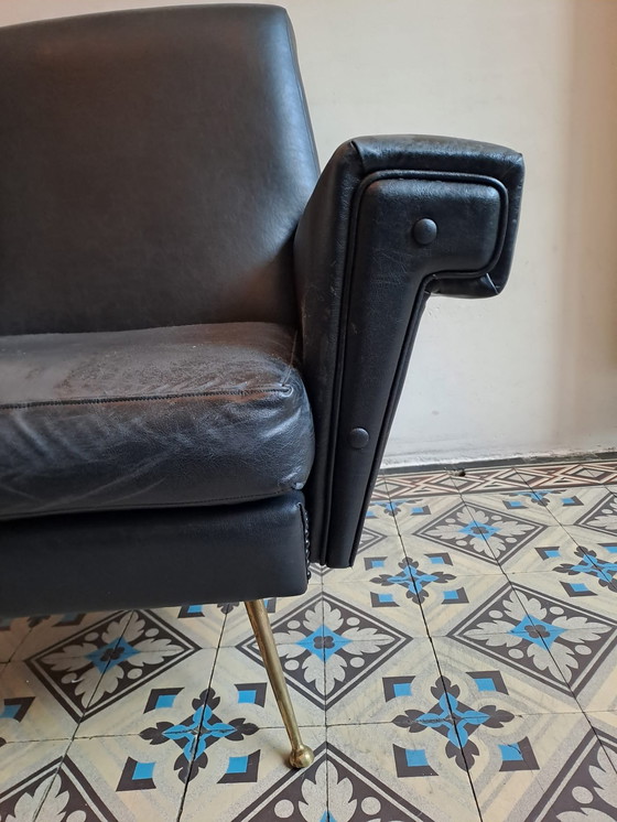 Image 1 of Vintage lounge fauteuil, jaren zestig.