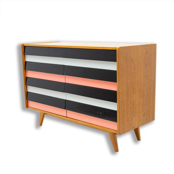 Image 1 of Vintage chest of drawers U-458 in beech by Jiri Jiroutek for Interier Praha, Czechoslovakia 1960s