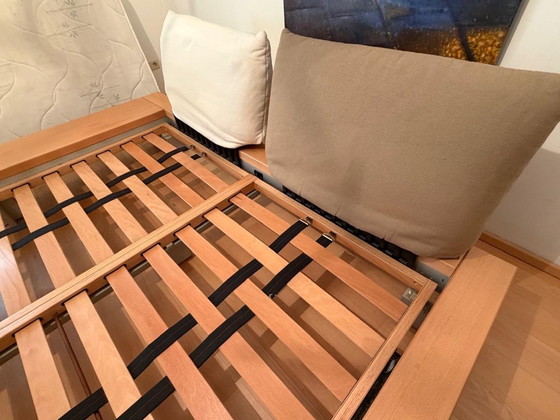 Image 1 of Design Ligne roset Peter Maly double bed with lattoflex