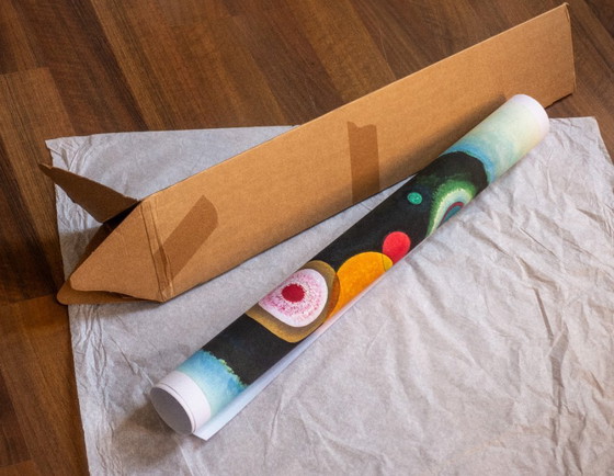 Image 1 of Deep Impulse (Vertiefte Regung, Deepened Impulse) – Kandinsky 1928 – Poster 70 × 100 cm