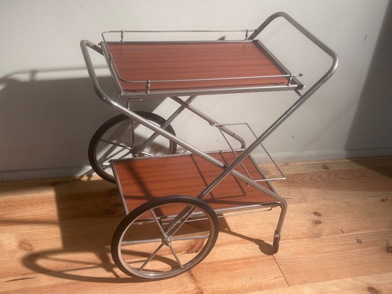 Image 1 of Carrello di servizio vintage di metà secolo