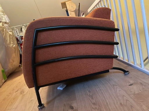 Bijzondere Harvink-bank met bijpassende fauteuil