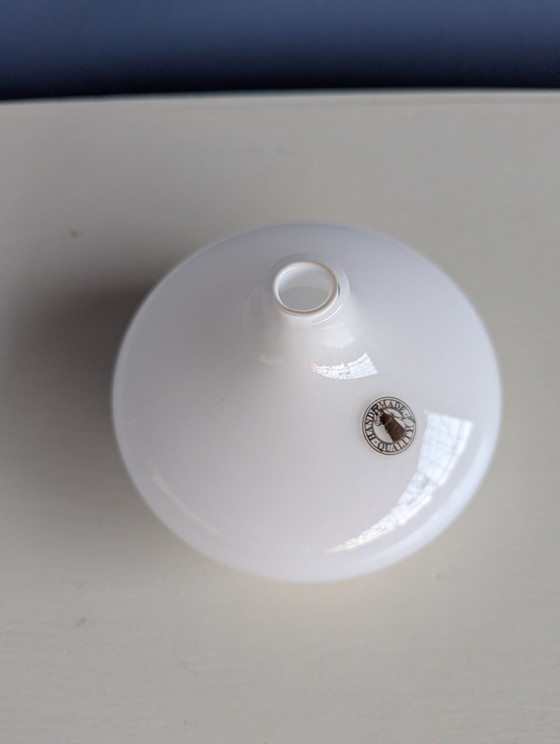 Image 1 of Vintage IKEA white glass vase - Salong series