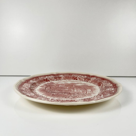 Image 1 of Plato redondo grande "Burgenland", Villeroy & Boch, rojo