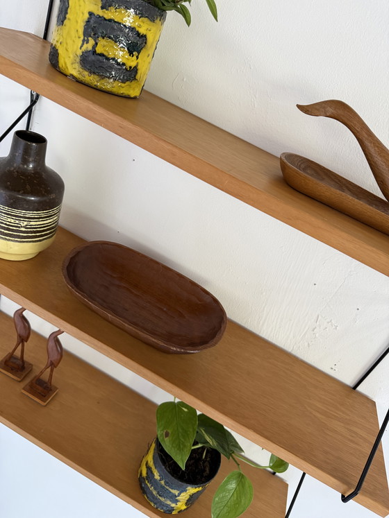 Image 1 of Vintage beech wood wall rack, WHB Germany ‘60