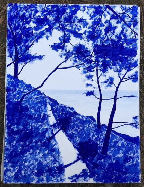 Image 1 of Acrilico su carta hanemuhle da 325 g.  Formato 40x30cm.