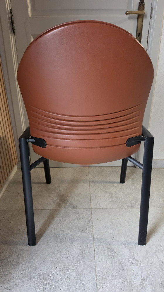 Image 1 of Sedia da ufficio Giroflex in pelle