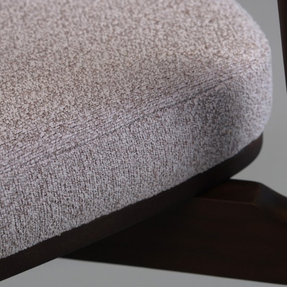 Esszimmerstuhl Soret – Walnut Noir & Pebble Taupe – Interior Club, Esszimmerstühle, Polyester, Holz (photo 7 of 7)