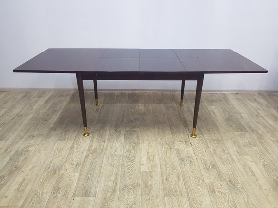 Table et Chaises Mid-Century, années 1960-1970, Ensemble de 7 – Salles à manger complètes (photo 30 of 30)