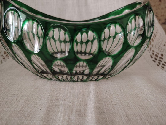 Nachtmann Bamberg Crystal Vase, Basket and Bell, Decorative Objects, Green (photo 6 of 15)