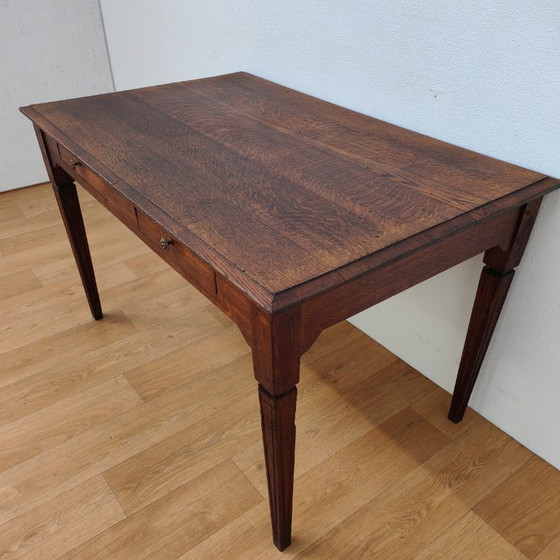 Image 1 of Rustikaler Esstisch im Landhausstil mit 2 Schubladen