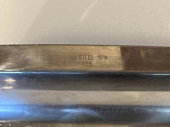 Image 1 of bol vintage danois en acier MCM