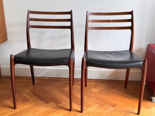 6 chaises Niels Otto Møller
